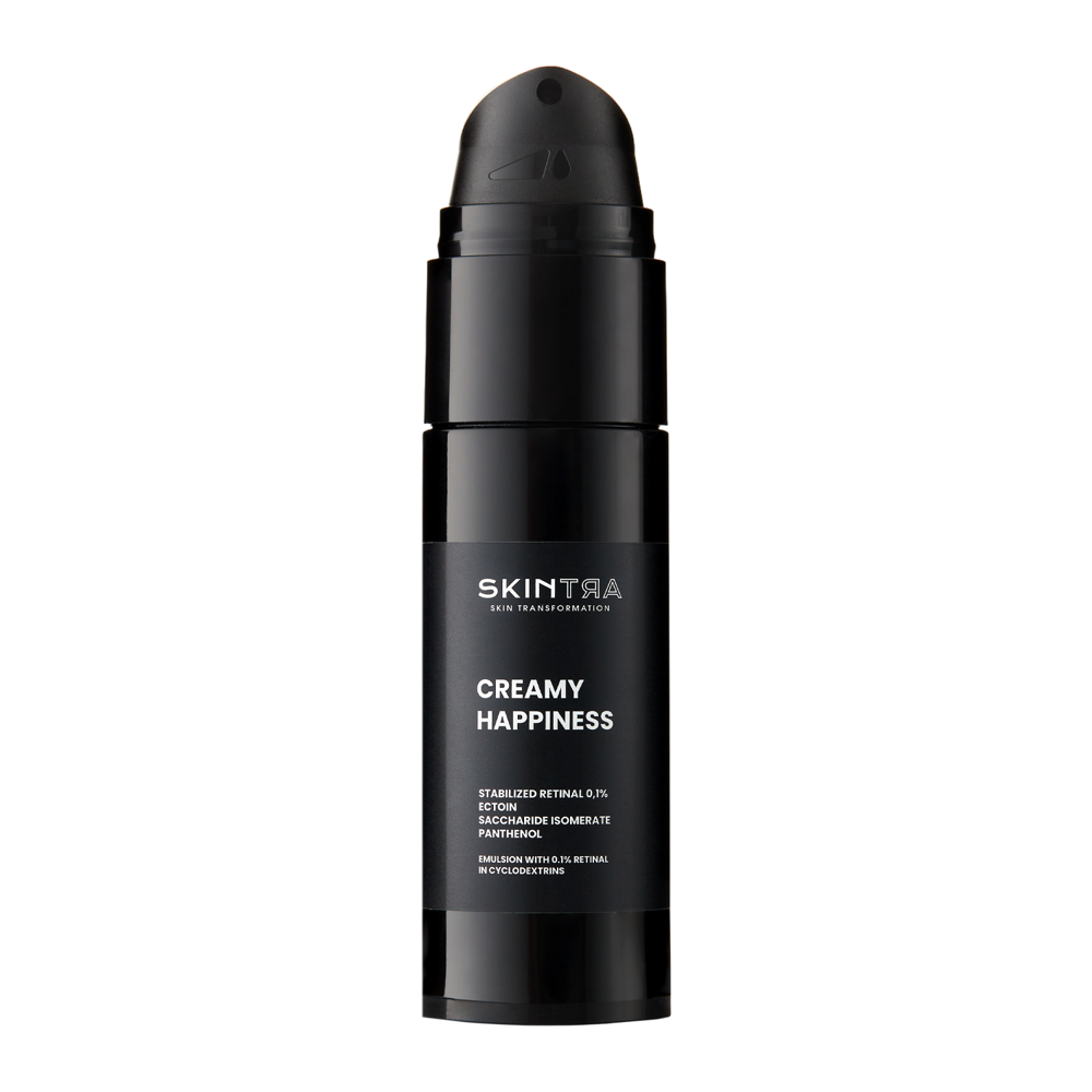 SkinTra - Creamy Happiness - Emulsja z Retinalem 0,1% w Cyklodekstrynach
