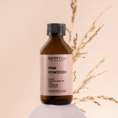 SkinTra – Pink Pow(d)er – poznaj wielofunkcyjny puder oczyszczająco-enzymatyczny