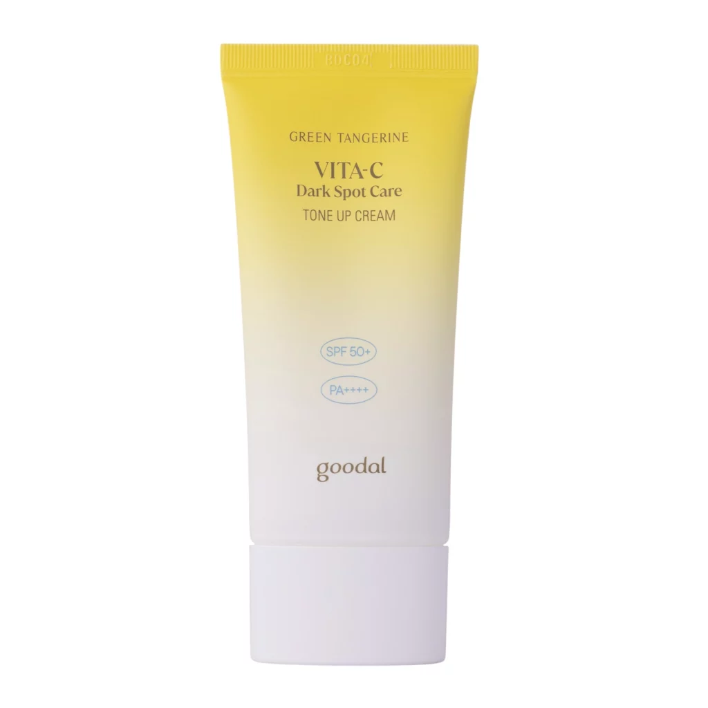 Goodal - Green Tangerine Vita C Dark Spot Tone Up SPF50+ PA++++ - Krem Tonujący z Witaminą C