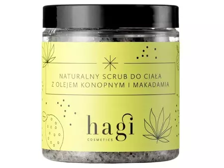 Hagi – Naturalny Scrub do Ciała z Olejem Konopnym i Makadamia