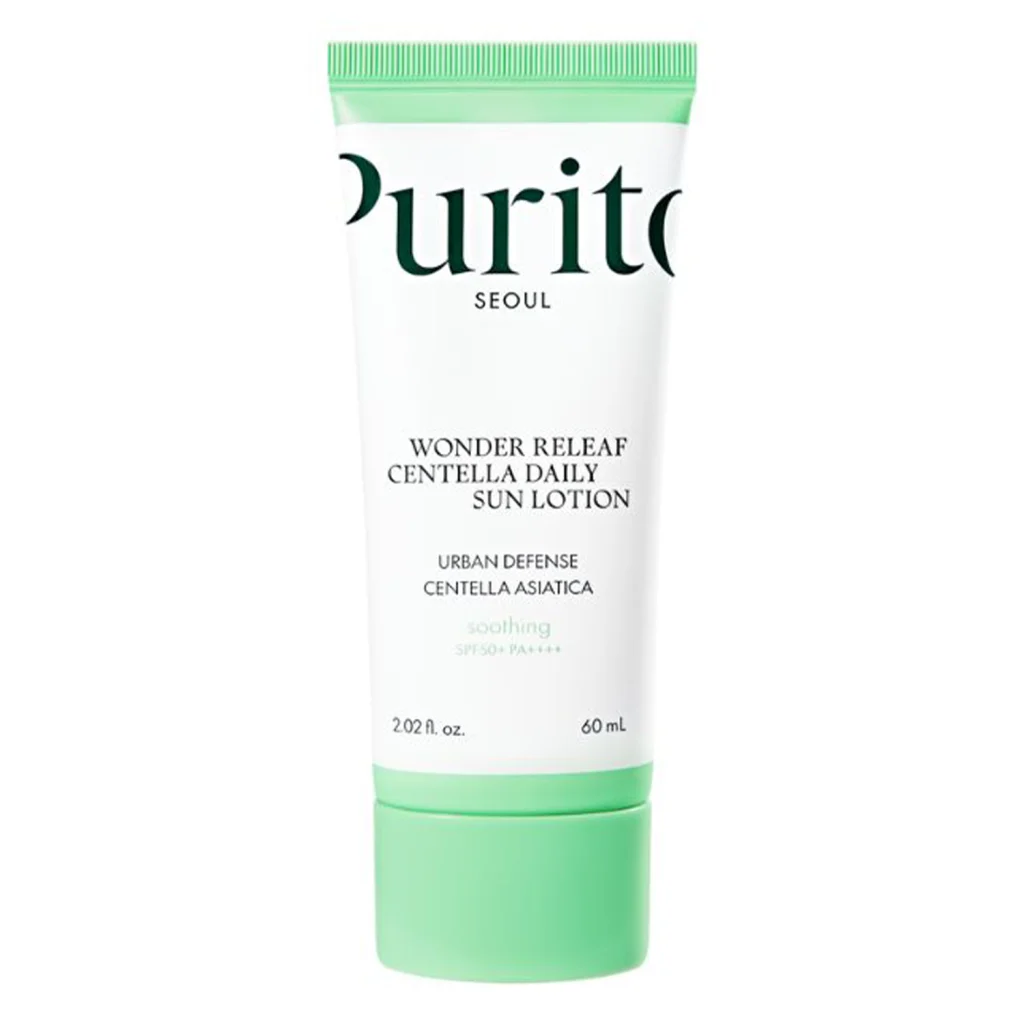 Purito Seoul – Wonder Releaf Centella Daily Sun Lotion SPF 50+ PA++++ – Ultralekki Krem Przeciwsłoneczny