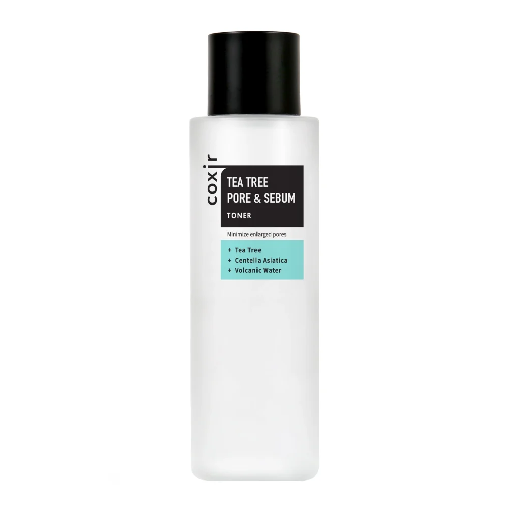 Coxir - Tea Tree Pore & Sebum Toner - Seboregulujący Toner do Twarzy z Zieloną Herbatą