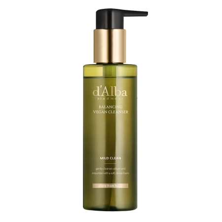 d'Alba - Mild Skin Balancing Vegan Cleanser - Nawilżająco-Kojący Żel do Mycia Twarzy