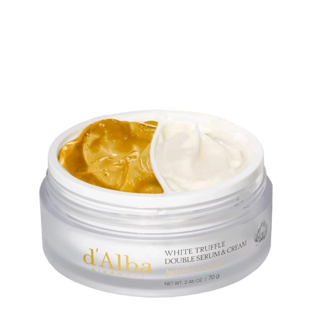 d'Alba - White Truffle Double Serum & Cream - Przeciwzmarszczkowe Duo do Twarzy