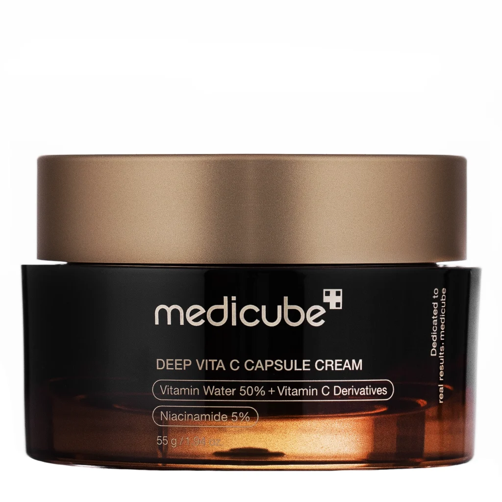 Medicube - Deep Vita C Capsule Cream - Rozjaśniająco-Ujędrniający Krem do Twarzy