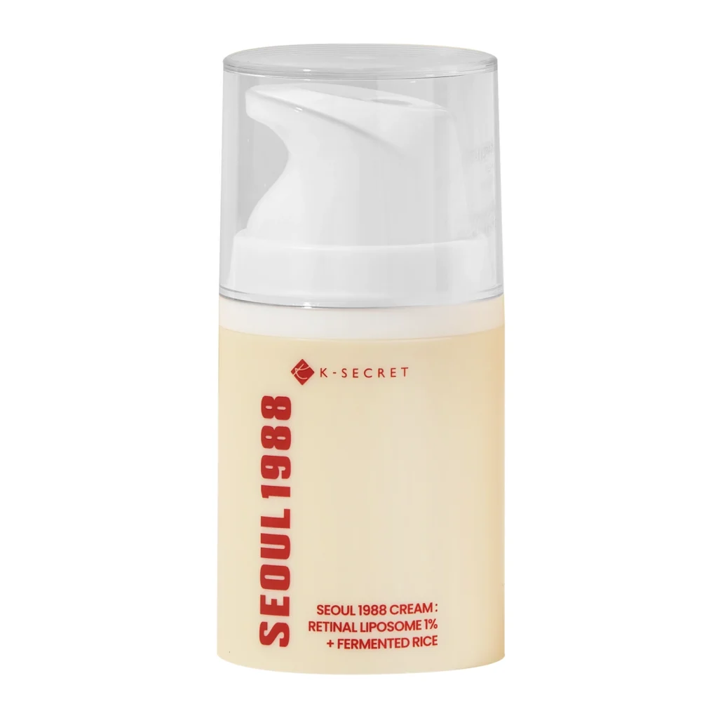 K-SECRET - SEOUL 1988 Cream : Retinal Liposome 1% + Fermented Rice - Ujędrniający Krem z Retinalem
