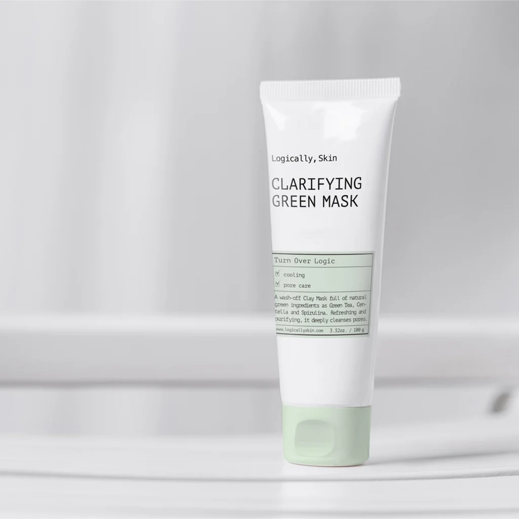 Logically, Skin - Clarifying Green Mask - Oczyszczająca Maska Glinkowa do Twarzy