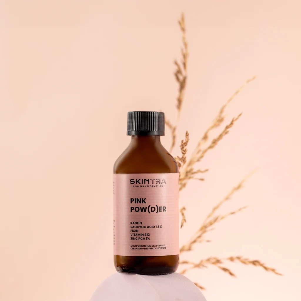 SkinTra - Pink Pow(d)er - Wielofunkcyjny Puder Oczyszczająco-Enzymatyczny Na Bazie Glinki