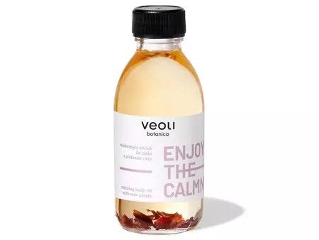 Veoli Botanica - Enjoy The Calmness Relaxing Body Oil with Rose Petals - Relaksujący Olejek do Ciała z Płatkami Róży 