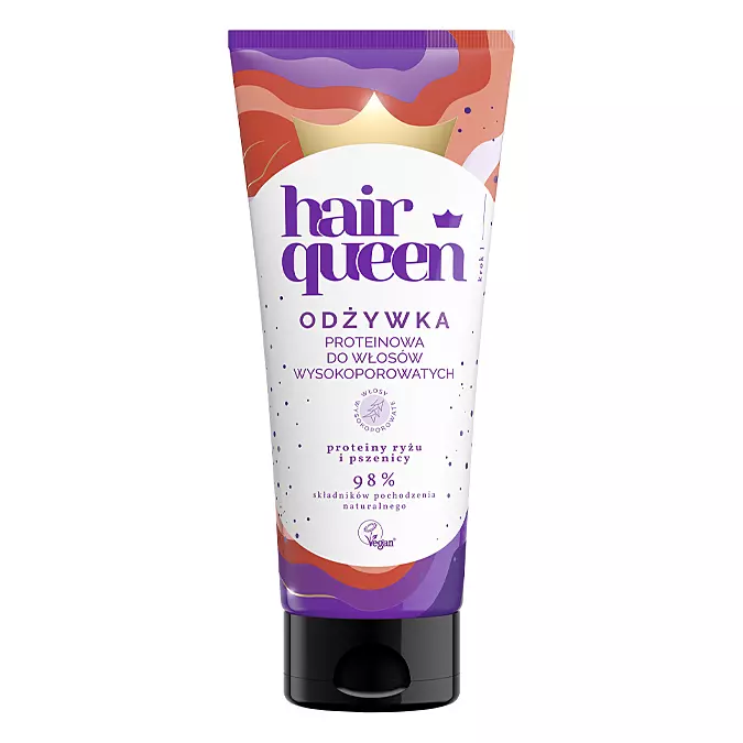 Hair Queen - Proteinowa Odżywka do Włosów Wysokoporowatych