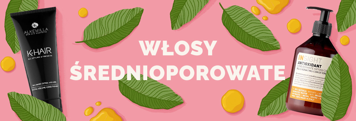 Włosy średniporowate