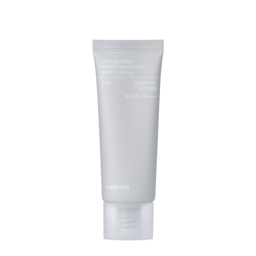 Celimax - Dual Barrier Watery Sun Cream SPF50+ PA++++ - Nawilżający Krem Przeciwsłoneczny z Podwójną Ochroną - 40ml
