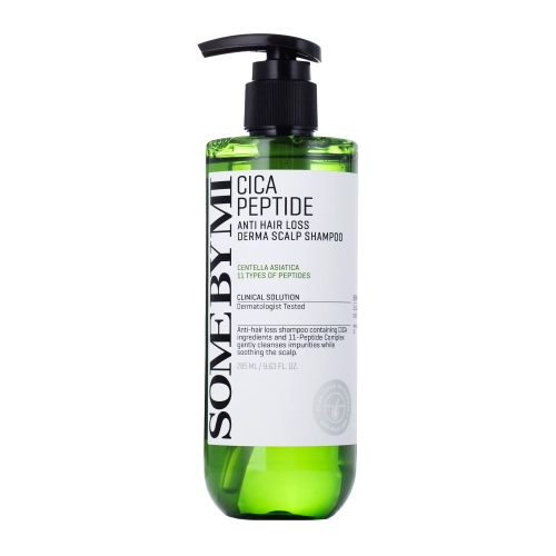Some By Mi - Cica Peptide Anti Hair Loss Derma Scalp Shampoo - Peptydowy Szampon do Wypadających Włosów -  285ml