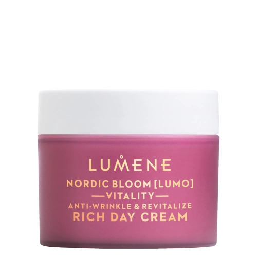 Lumene - Nordic Bloom Lumo Vitality Anti-Wrinkle & Revitalize Rich Day Cream - Przeciwzmarszczkowo-Rewitalizujący Bogaty Krem na Dzień - 50ml