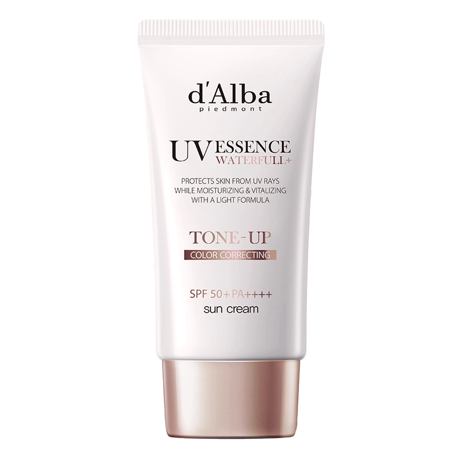 d'Alba - Waterfull Tone-Up Sun Cream SPF50+ PA++++ - Tonujący Krem do Twarzy z Filtrem