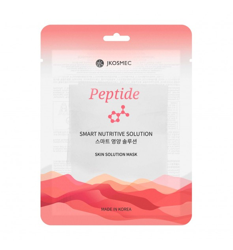 Jkosmec - Skin Solution Mask Peptide - Peptydowa Maska do Twarzy w Płachcie - 1szt/25ml