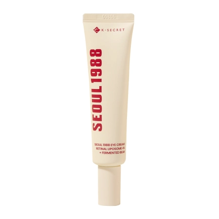 K-SECRET - SEOUL 1988 Eye Cream : Retinal Liposome 4% + Fermented Bean - Ujędrniający Krem pod Oczy z Retinalem - 30ml