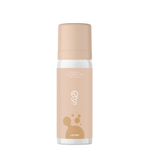 LOVRO - Bubble Foundation - Podkład o Napowietrzonej Rozświetlającej Formule - 04 Sunny - 50ml