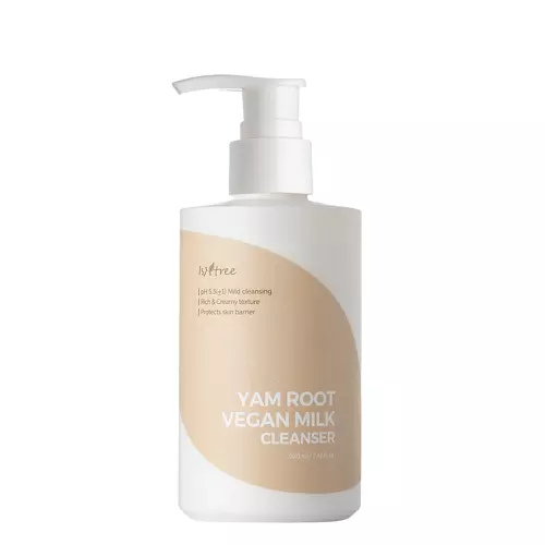 Isntree - Yam Root Vegan Milk Cleanser - Łagodzące Mleczko do Oczyszczania Twarzy - 220ml