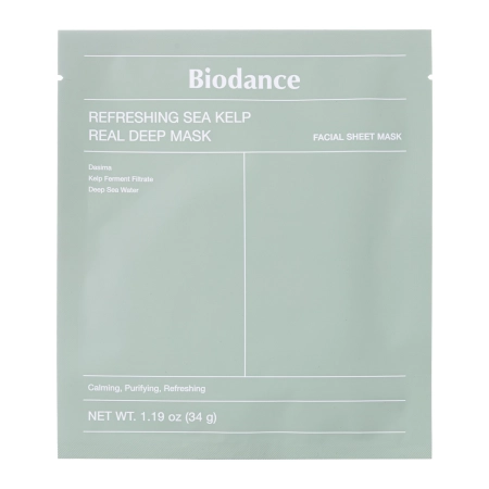 Biodance - Refreshing Sea Kelp Real Deep Mask - Kojąco-Nawilżająca Maska do Twarzy