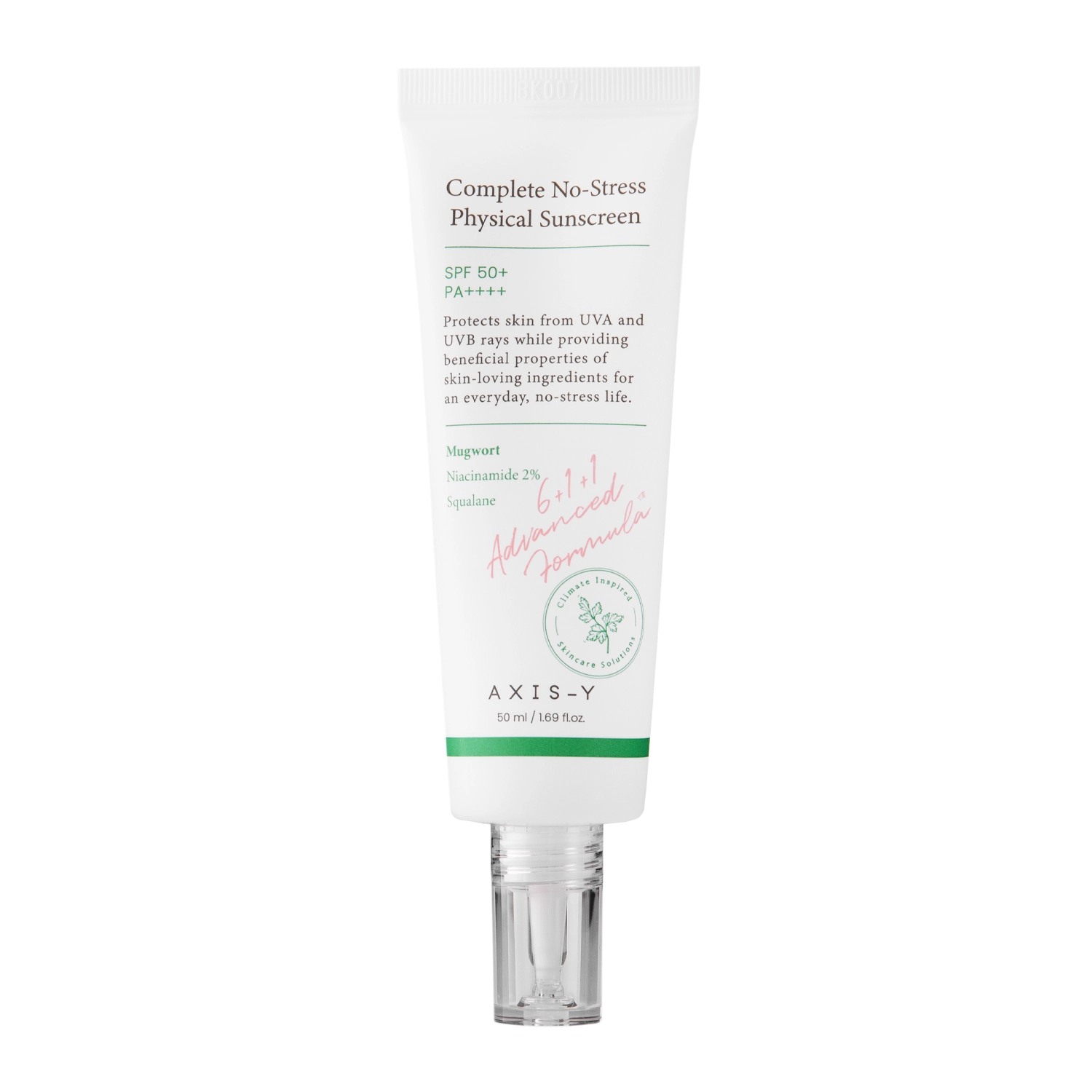Axis-y – Complete No-Stress Physical Sunscreen SPF50+/PA++++ – Krem z Filtrami Fizycznymi