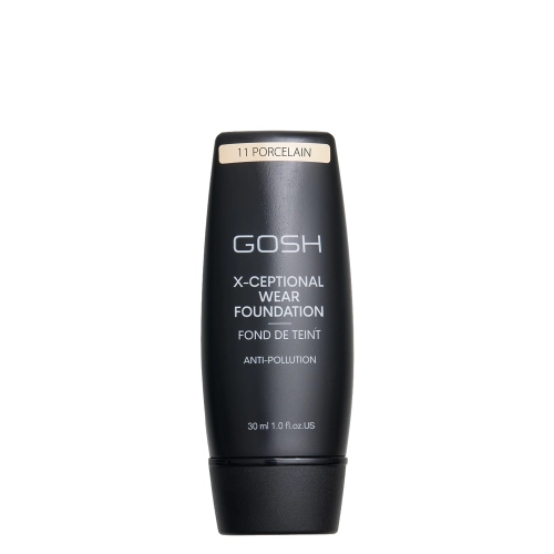 GOSH - X-Ceptional Wear Foundation - Długotrwały Podkład - 11 Porcelain - 30ml