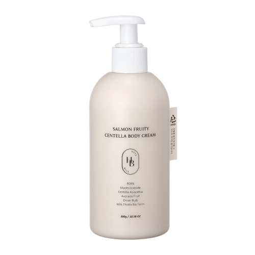 HEVEBLUE - Salmon Fruity Centella Body Cream - Odżywczy Krem do Ciała - 300g