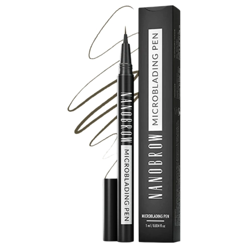 Nanolash - Nanobrow Microblading Pen - Pisak do Brwi - Dark Brown - 1ml