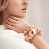 Cosibella Accessories - Zestaw Gumek Do Włosów Z Jedwabiu - Peachy Pink
