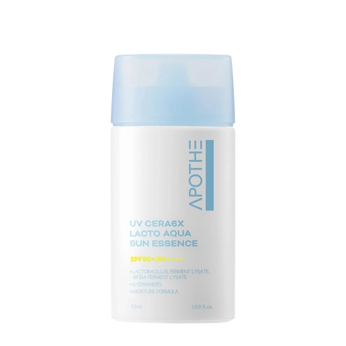 APOTHE - UV Cera 6X Lacto Aqua Sun Essence - Nawilżająca Esencja do Twarzy z Filtrem - 50ml
