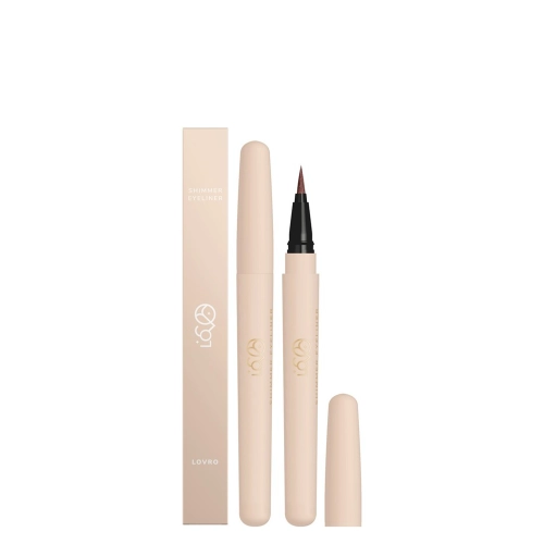 LOVRO - Shimmer Eyeliner - Błyszczący Płynny Eyeliner - 01 Chocolate - 0,6g