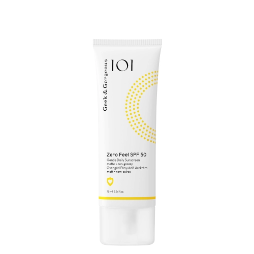 Geek&Gorgeous - Zero Feel SPF50 - Niewyczuwalny Krem Przeciwsłoneczny SPF50 - 75ml