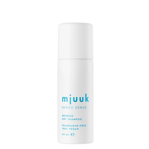Mjuuk - Naked Sense Fragrance-free Refresh Dry Shampoo - Suchy Szampon do Włosów - Bezzapachowy - 50ml