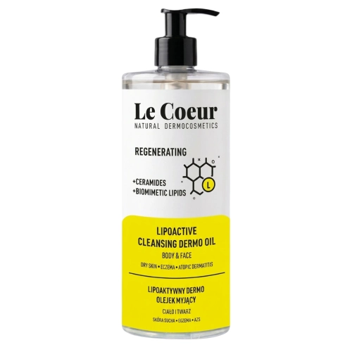 Le Coeur - Lipoaktywny Dermo Olejek Myjący do Twarzy i Ciała - 700ml