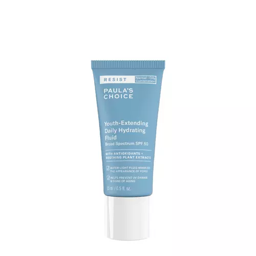 Paula's Choice - Resist - Youth-Extending Daily Hydrating Fluid SPF50 - Nawilżająca Emulsja Przeciwsłoneczna - 15ml