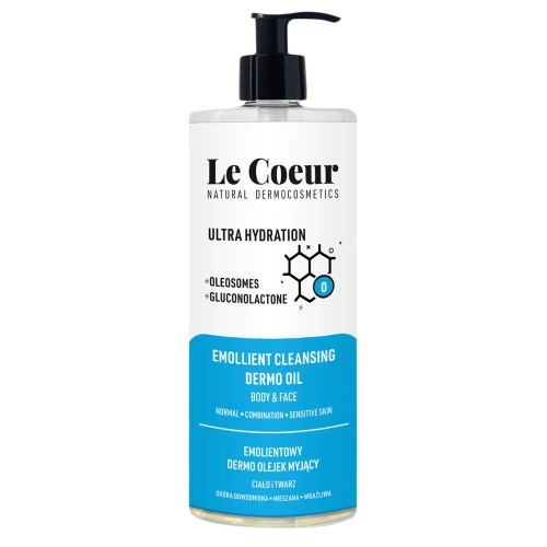 Le Coeur - Ultra Hydration - Emolientowy Olejek Myjący do Ciała i Twarzy - 700ml