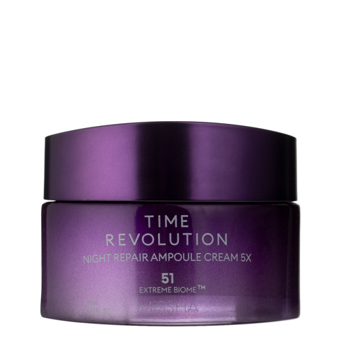 Missha - Time Revolution Night Repair Ampoule Cream 5X - Intensywnie Ujędrniający Krem - 50ml