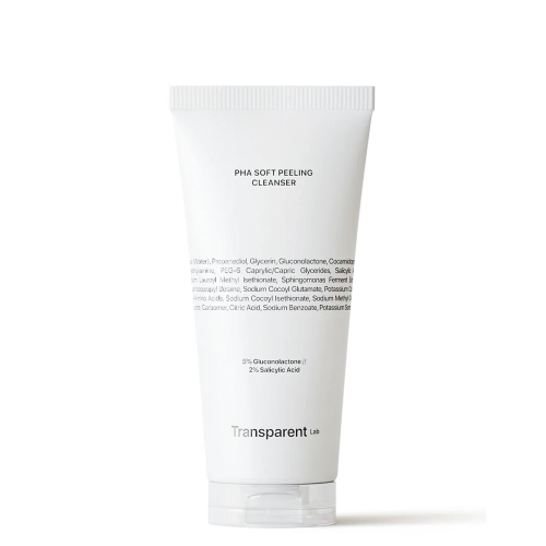 Transparent Lab - PHA Soft Peeling Cleanser - Oczyszczająco-Złuszczający Żel do Mycia Twarzy - 150ml