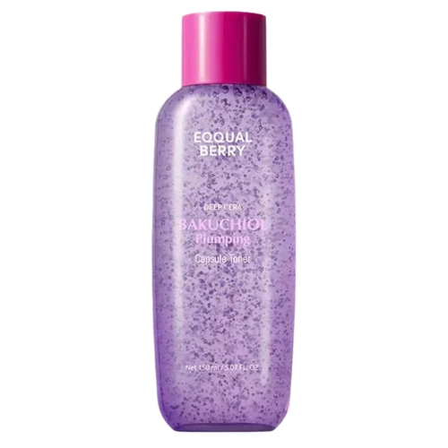 EQQUALBERRY - Bakuchiol Plumping Capsule Toner - Kapsułkowy Tonik z Bakuchiolem -  150ml 