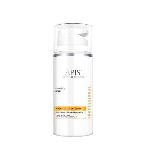 Apis - Adeno C Flash Glow - Energetyzujący Krem do Twarzy z Witaminą C 10% i Adenozyną 1% - 100ml