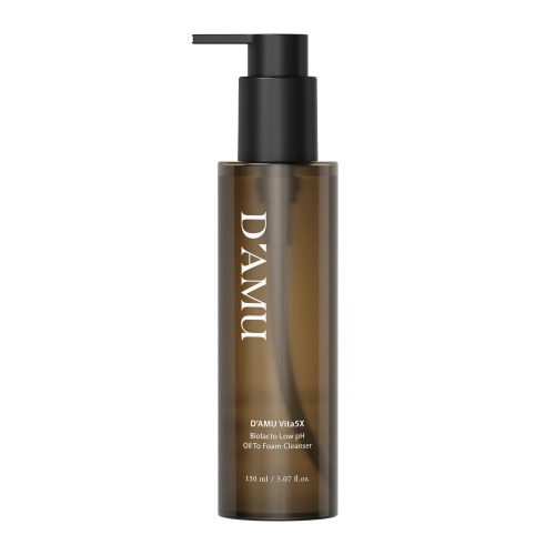 D’AMU - Vita5X BioLacto Mild Acidic Oil-to-Foam Cleanser - Olejkowa Emulsja do Demakijażu i Oczyszczania Twarzy - 150ml