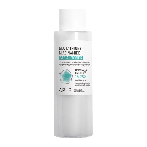 APLB - Glutathione Niacinamide Facial Toner - Rozjaśniający Tonik do Twarzy - 160ml