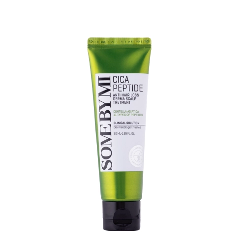 Some By Mi - Cica Peptide Anti Hair Loss Derma Scalp Treatment - Kuracja Przeciw Wypadaniu Włosów z Peptydami - 50ml