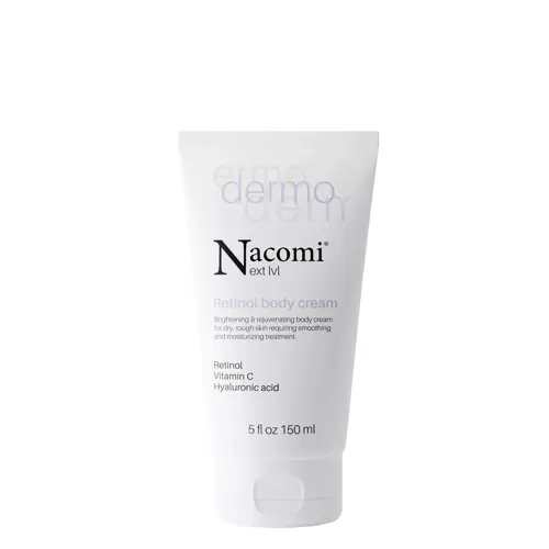 Nacomi - Dermo - Rozjaśniająco-Odmładzający Krem do Ciała z Retinolem i Witaminą C - 150ml