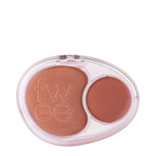 Fwee - Mellow Dual Blusher - Podwójny Róż do Policzków - ND02 Down Tempo - 7,2g