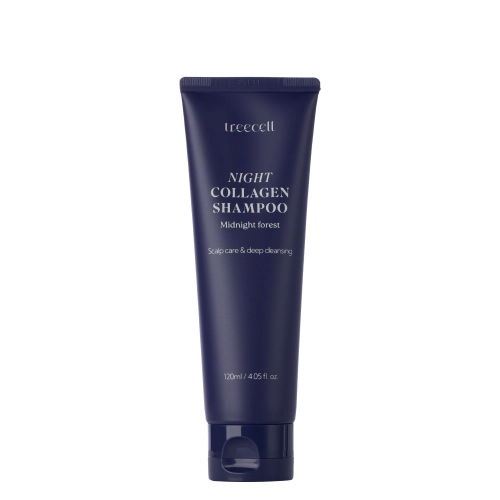 Treecell - Night Collagen Shampoo Midnight Forest - Wzmacniający Szampon do Włosów z Kolagenem - 120ml