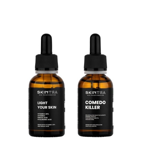 Zestaw - SkinTra Clear & Bright Duo - 30ml + 30ml