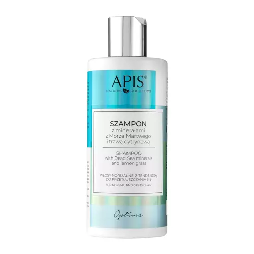 Apis - Optima -  Szampon z Minerałami z Morza Martwego i Trawą Cytrynową - 300 ml