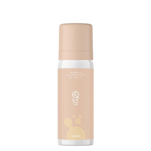 LOVRO - Bubble Foundation - Podkład o Napowietrzonej Rozświetlającej Formule - 02 Vanilla - 50ml 