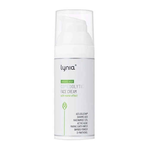 Lynia - Matujący Krem Komedolityczny z Kwasem Szikimowym - 50ml